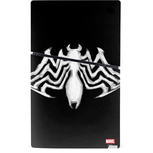 Marvel Venom Venom Logo PS5 Slim Digital Edition Console Skin